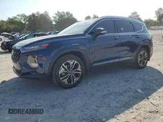 2020 Hyundai Santa Fe Limited z VIN 5NMS5CAA0LH286892, wystawiony jako Copart lot #69874285 z przebiegiem 80 134 mil mil oraz Szkoda całkowita • Salvage title. Historia ofert i sprzedaży dostępna na DreamBid. Obrazek 1.