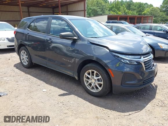 ✅ 2022 Chevrolet Equinox LS • VIN: 3GNAXHEV7NS203526 • Lot: 42740763. Listed on IAAI with 51,271 mi. Free auction sales archive from the USA and detailed vehicle history report at DreamBid. Image 1.