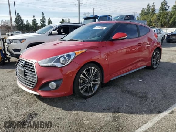 ✅ 2016 Hyundai Veloster Turbo Rally Edition • VIN: KMHTC6AE3GU296602 • Lot: 45767205. Wystawiony na Copart z przebiegiem 104 406 mil. Bezpłatny archiwum sprzedaży aukcyjnych z USA i szczegółowy raport historii pojazdu na DreamBid. Zdjęcie 1.