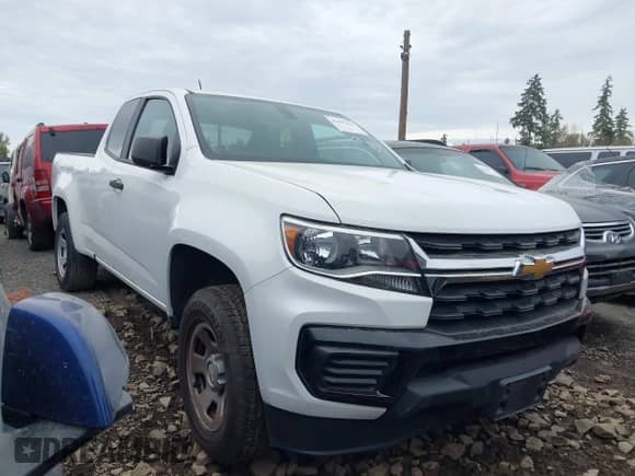 2021 Chevrolet Colorado 2WD Work Truck z VIN 1GCHSBEA3M1168998, wystawiony jako IAAI lot #43495434 z przebiegiem 61 773 mil mil oraz . Historia ofert i sprzedaży dostępna na DreamBid. Obrazek 1.