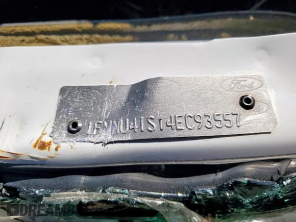 ✅ 2004 Ford Excursion Special Serv • VIN: 1FMNU41S14EC93557 • Лот: 65259335. Опубликован ранее на Copart с пробегом Не указан. Бесплатный доступ к архиву аукционных продаж из США и подробный отчёт об истории автомобиля на DreamBid. Изображение 12.