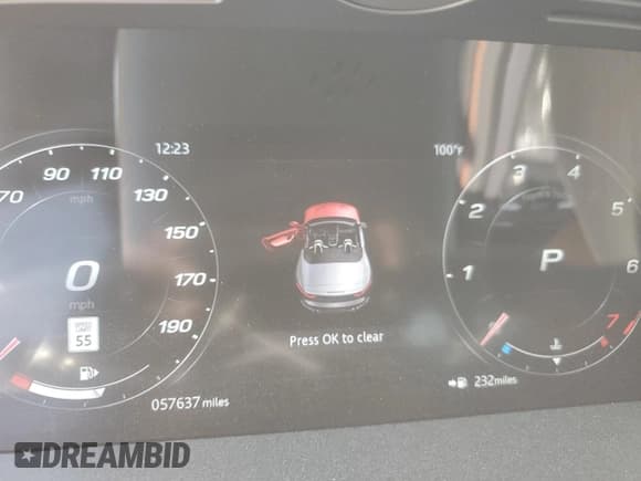 ✅ 2021 Jaguar F-Type P300 • VIN: SAJDD5GX0MCK75010 • Lot: 66995115. Wystawiony na Copart z przebiegiem 57 637 mil. Bezpłatny archiwum sprzedaży aukcyjnych z USA i szczegółowy raport historii pojazdu na DreamBid. Zdjęcie 9.