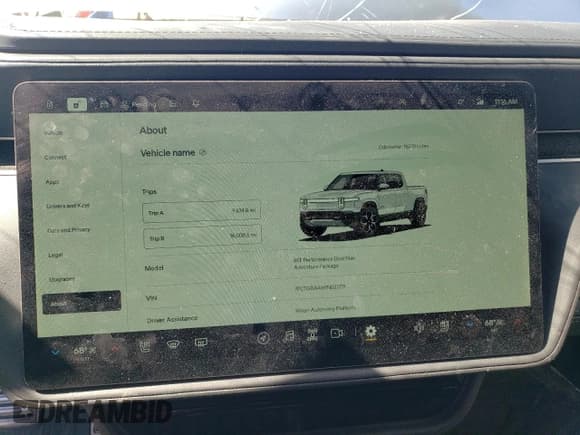 ✅ 2023 Rivian R1T Adventure • VIN: 7FCTGBAA8PN027711 • Лот: 49449155. Опубликован ранее на Copart с пробегом 16 031 миль. Бесплатный доступ к архиву аукционных продаж из США и подробный отчёт об истории автомобиля на DreamBid. Изображение 9.