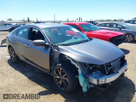 ✅ 2019 Honda Civic Sport • VIN: 2HGFC2F89KH528324 • Lot: 43165296. Listed on IAAI with 43,993 mi. Free auction sales archive from the USA and detailed vehicle history report at DreamBid. Image 6.