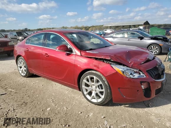 ✅ 2015 Buick Regal GS • VIN: 2G4GT5GX1F9131955 • Lot: 90699235. Listed on Copart with 75,300 mi. Free auction sales archive from the USA and detailed vehicle history report at DreamBid. Image 4.