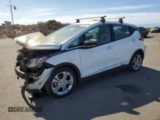 2020 Chevrolet Bolt EV LT with VIN 1G1FY6S08L4118662, listed as a Copart auction lot 60527765 with 62,193 mi miles and Salvage title. Bid and sale history available at DreamBid. Image 1.