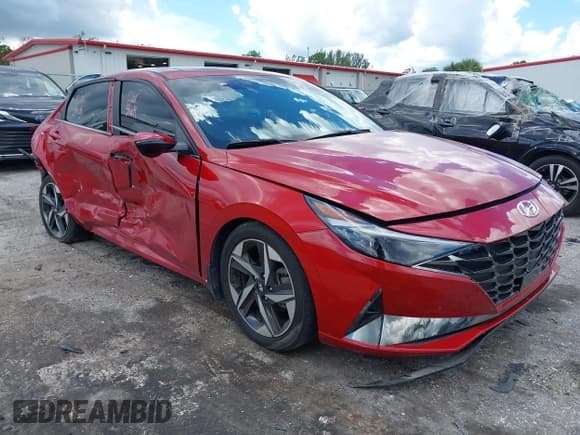 ✅ 2022 Hyundai Elantra Limited • VIN: KMHLP4AG2NU337471 • Лот: 43237682. Опубликован ранее на IAAI с пробегом 19 452 миль. Бесплатный доступ к архиву аукционных продаж из США и подробный отчёт об истории автомобиля на DreamBid. Изображение 1.