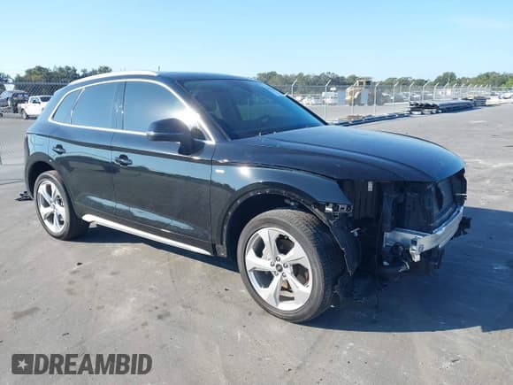 ✅ 2023 Audi Q5 S line Premium Plus • VIN: WA1EAAFY2P2042717 • Lot: 43795982. Listed on IAAI with 40,914 mi. Free auction sales archive from the USA and detailed vehicle history report at DreamBid. Image 1.