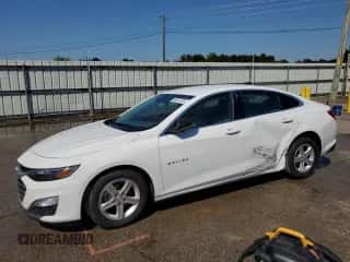2020 Chevrolet Malibu LS with VIN 1G1ZB5ST3LF130838, listed as a Copart auction lot 80010705 with 69,059 mi miles and Salvage title. Bid and sale history available at DreamBid. Image 1.