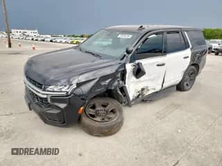 2022 Chevrolet Tahoe Commercial с VIN 1GNSCLED8NR145231, выставлен на аукционе Copart как лот 69688795 с пробегом 80 067 миль миль и Списание • Salvage title. История ставок и продаж доступна на DreamBid. Изображение 1.