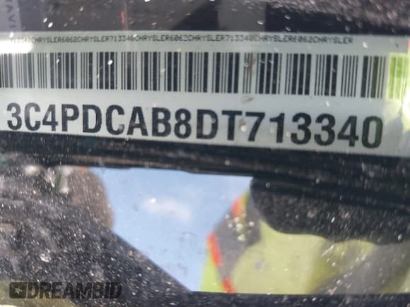 ✅ 2013 Dodge Journey Canada Value • VIN: 3C4PDCAB8DT713340 • Lot: 41537461. Listed on IAAI with 266,377 mi. Free auction sales archive from the USA and detailed vehicle history report at DreamBid. Image 9.