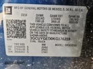 ✅ 2019 Chevrolet Silverado 1500 LTZ • VIN: 3GCUYGED0KG176219 • Lot: 86501615. Wystawiony na Copart z przebiegiem 128 953 mil. Bezpłatny archiwum sprzedaży aukcyjnych z USA i szczegółowy raport historii pojazdu na DreamBid. Zdjęcie 12.