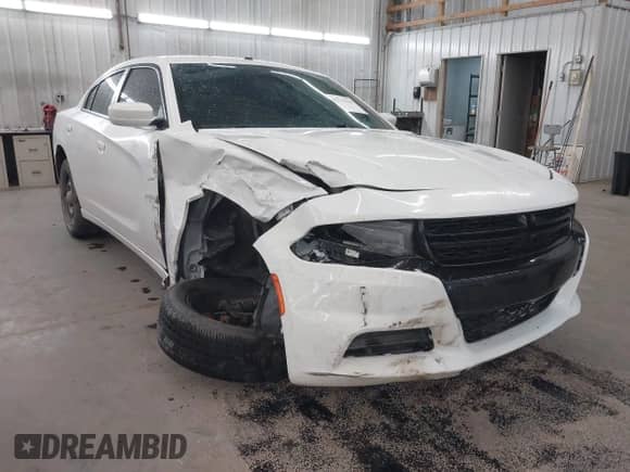 2018 Dodge Charger Police z VIN 2C3CDXKT3JH181162, wystawiony jako IAAI lot #42743230 z przebiegiem 82 174 mil mil oraz . Historia ofert i sprzedaży dostępna na DreamBid. Obrazek 1.