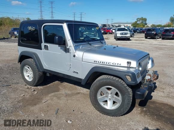 ✅ 2004 Jeep Wrangler Rubicon • VIN: 1J4FA69S34P778038 • Lot: 43519860. Wystawiony na IAAI z przebiegiem 145 217 mil. Bezpłatny archiwum sprzedaży aukcyjnych z USA i szczegółowy raport historii pojazdu na DreamBid. Zdjęcie 1.