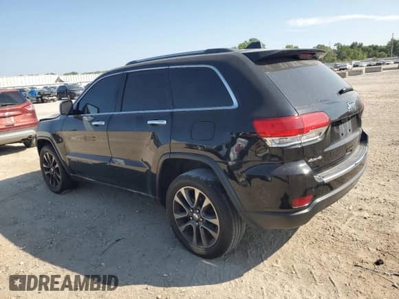 2018 Jeep Grand Cherokee Limited z VIN 1C4RJFBG9JC245607, wystawiony jako Copart lot #80348995 z przebiegiem 147 847 mil mil oraz Szkoda całkowita • Salvage title. Historia ofert i sprzedaży dostępna na DreamBid. Obrazek 2.