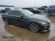 ✅ 2019 Infiniti Q50 Red Sport 400 • VIN: JN1FV7AP0KM780032 • Лот: 69522145. Опубликован ранее на Copart с пробегом 52 795 миль. Бесплатный доступ к архиву аукционных продаж из США и подробный отчёт об истории автомобиля на DreamBid. Изображение 4.
