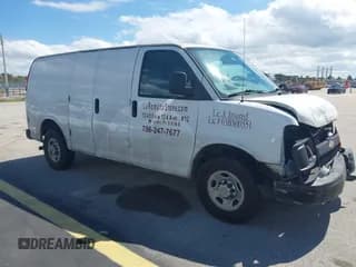 ✅ 2014 Chevrolet Express Cargo • VIN: 1GCWGFCA7E1150105 • Lot: 43386634. Listed on IAAI with 258,655 mi. Free auction sales archive from the USA and detailed vehicle history report at DreamBid. Image 1.