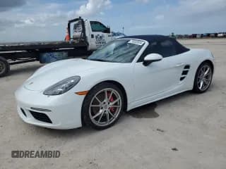 ✅ 2023 Porsche 718 Boxster S • VIN: WP0CB2A80PS213052 • Lot: 74552024. Listed on Copart with Not provided. Free auction sales archive from the USA and detailed vehicle history report at DreamBid. Image 1.