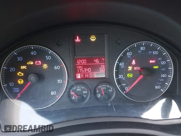 ✅ 2007 Volkswagen Rabbit • VIN: WVWDR71K37W206694 • Lot: 43780368. Listed on IAAI with 175,340 mi. Free auction sales archive from the USA and detailed vehicle history report at DreamBid. Image 7.