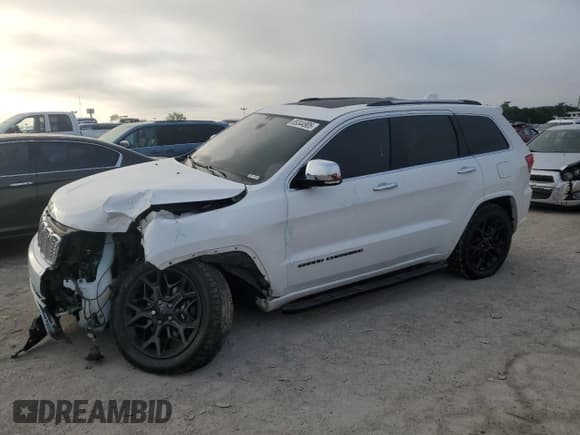 ✅ 2019 Jeep Grand Cherokee Overland • VIN: 1C4RJFCGXKC583792 • Lot: 65344905. Listed on Copart with 66,209 mi. Free auction sales archive from the USA and detailed vehicle history report at DreamBid. Image 1.