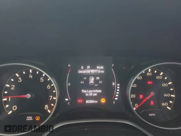 2020 Jeep Compass Latitude с VIN 3C4NJCBB0LT141662, выставлен на аукционе Copart как лот 82522795 с пробегом 80 384 миль миль и Списание • Salvage title. История ставок и продаж доступна на DreamBid. Изображение 9.