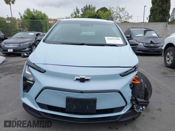 ✅ 2023 Chevrolet Bolt EV 2LT • VIN: 1G1FX6S01P4153634 • Lot: 42093390. Listed on IAAI with 8,063 mi. Free auction sales archive from the USA and detailed vehicle history report at DreamBid. Image 12.