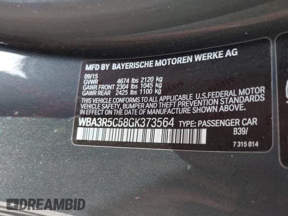 ✅ 2016 BMW 4 Series 435i xDrive • VIN: WBA3R5C58GK373564 • Lot: 42495578. Wystawiony na IAAI z przebiegiem 74 690 mil. Bezpłatny archiwum sprzedaży aukcyjnych z USA i szczegółowy raport historii pojazdu na DreamBid. Zdjęcie 9.