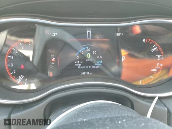 ✅ 2015 Dodge Durango Citadel • VIN: 1C4RDJEG0FC772366 • Lot: 81698985. Listed on Copart with 249,126 mi. Free auction sales archive from the USA and detailed vehicle history report at DreamBid. Image 9.