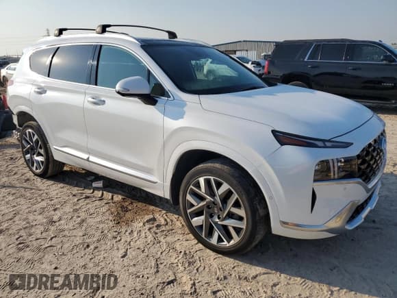 ✅ 2021 Hyundai Santa Fe Calligraphy • VIN: 5NMS5DAL0MH355881 • Lot: 59226954. Wystawiony na Copart z przebiegiem 14 349 mil. Bezpłatny archiwum sprzedaży aukcyjnych z USA i szczegółowy raport historii pojazdu na DreamBid. Zdjęcie 4.