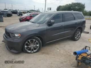 2019 Dodge Durango GT Plus с VIN 1C4RDJDG6KC812154, выставлен на аукционе Copart как лот 72061335 с пробегом 117 512 миль миль и Чистый • Clean title. История ставок и продаж доступна на DreamBid. Изображение 1.