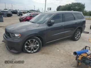 ✅ 2019 Dodge Durango GT Plus • VIN: 1C4RDJDG6KC812154 • Лот: 72061335. Опубликован ранее на Copart с пробегом 117 512 миль. Бесплатный доступ к архиву аукционных продаж из США и подробный отчёт об истории автомобиля на DreamBid. Изображение 1.