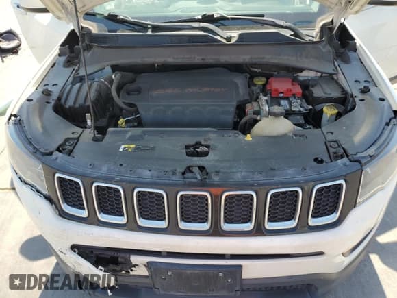 ✅ 2020 Jeep Compass Latitude • VIN: 3C4NJCBB7LT169197 • Lot: 74773554. Listed on Copart with 107,814 mi. Free auction sales archive from the USA and detailed vehicle history report at DreamBid. Image 12.
