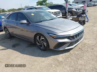 ✅ 2024 Hyundai Elantra Limited • VIN: KMHLP4DG5RU719799 • Lot: 43225863. Listed on IAAI with 21,136 mi. Free auction sales archive from the USA and detailed vehicle history report at DreamBid. Image 1.