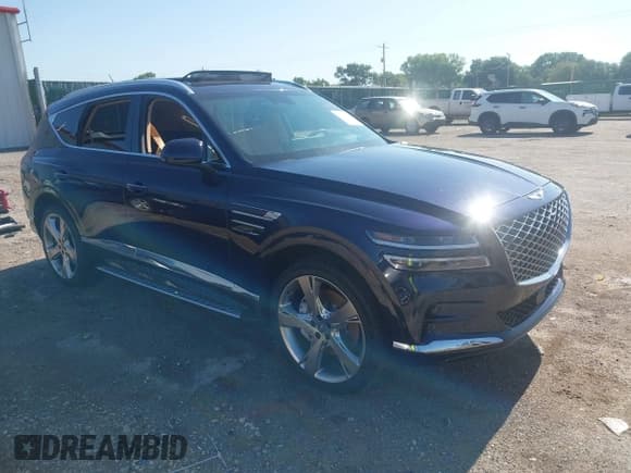 ✅ 2024 Genesis GV80 • VIN: KMUHBDSB7RU198257 • Lot: 42503962. Listed on IAAI with Not provided. Free auction sales archive from the USA and detailed vehicle history report at DreamBid. Image 1.