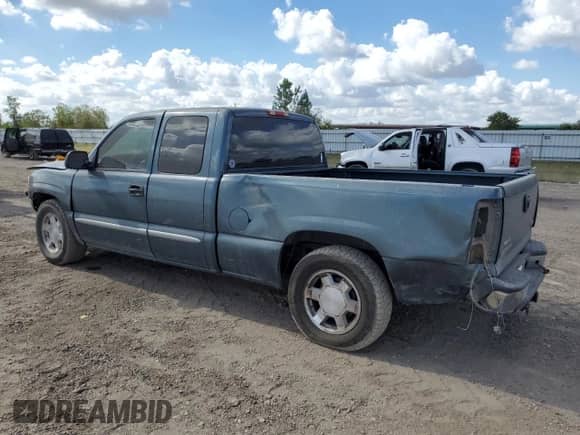 2007 GMC Sierra 1500 SLE1 with VIN 1GTEC19V67Z134728, listed as a Copart auction lot 77548324 with 196,849 mi miles and Salvage title. Bid and sale history available at DreamBid. Image 2.