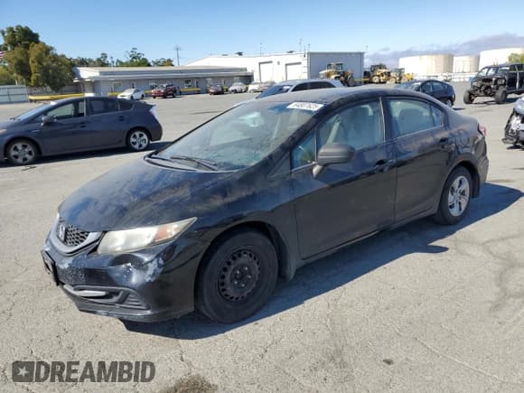 ✅ 2014 Honda Civic LX • VIN: 19XFB2F58EE203459 • Лот: 64807625. Опубликован ранее на Copart с пробегом 191 015 миль. Бесплатный доступ к архиву аукционных продаж из США и подробный отчёт об истории автомобиля на DreamBid. Изображение 1.